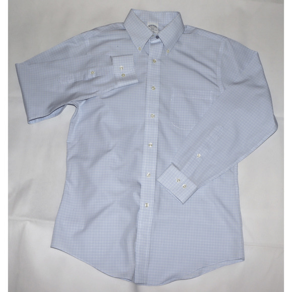 Brooks Brothers 346 Slim Fit Men's Long Sleeve Button Down Shirt Size 15-2/3 - Picture 1 of 7